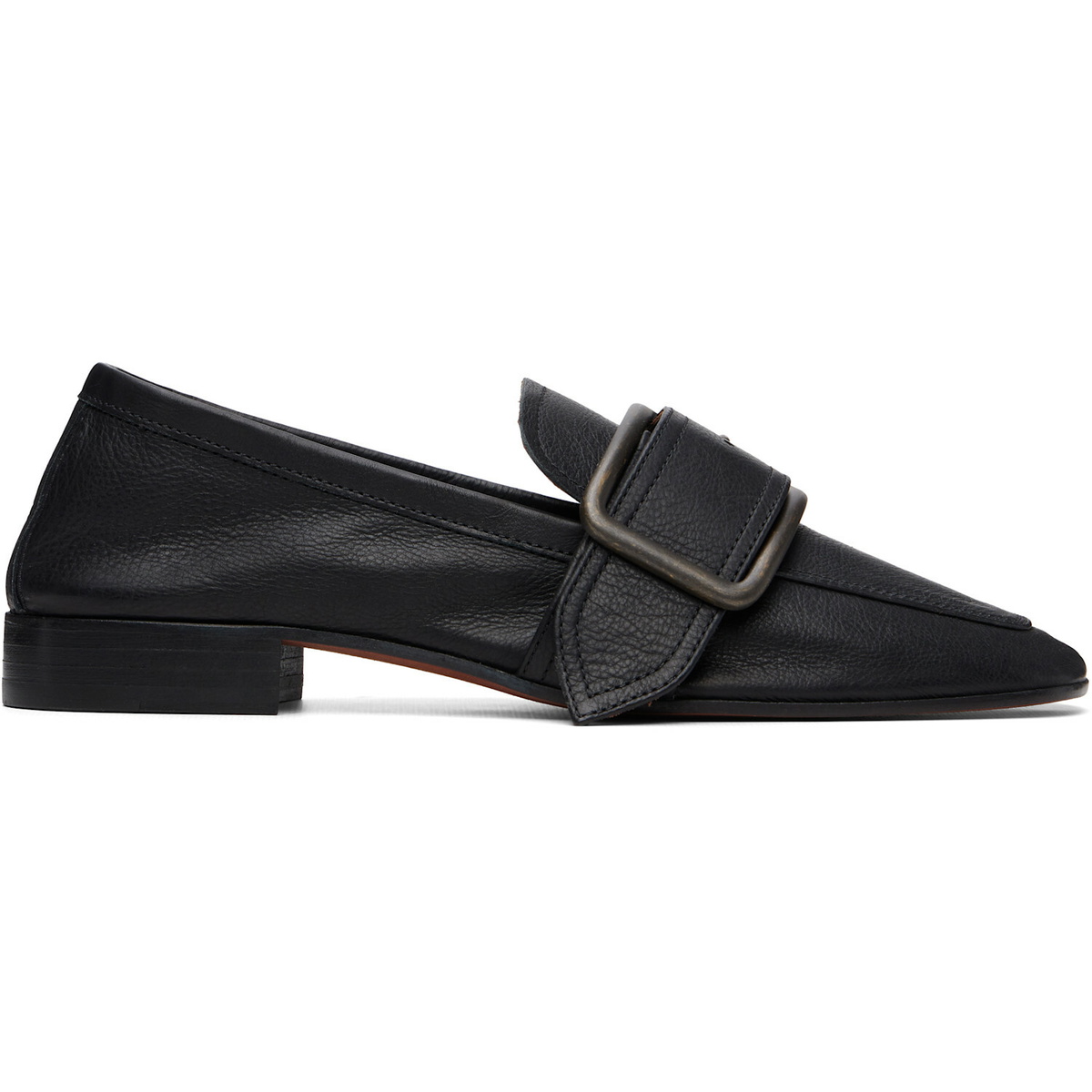 Dries Van Noten Black Buckle Loafers