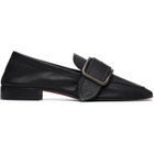 Dries Van Noten Black Buckle Loafers