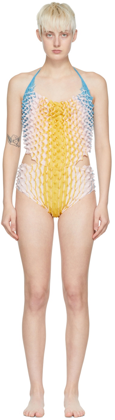 Chet Lo Multicolor Sunrise One-Piece Swimsuit