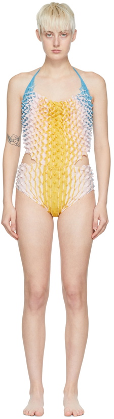Photo: Chet Lo Multicolor Sunrise One-Piece Swimsuit