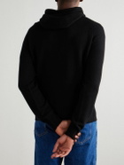 TOM FORD - Logo-Embroidered Cashmere Hoodie - Black