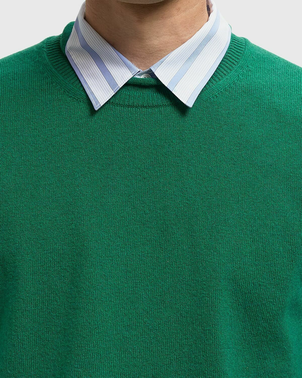 Comme des Garçons Shirt SHIRT KNITTED Green Mens Pullover