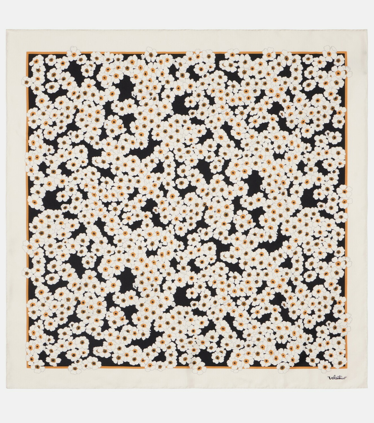Valentino Floral silk scarf