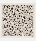 Valentino Floral silk scarf