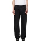BALMAIN Black Loose-Fit Jeans