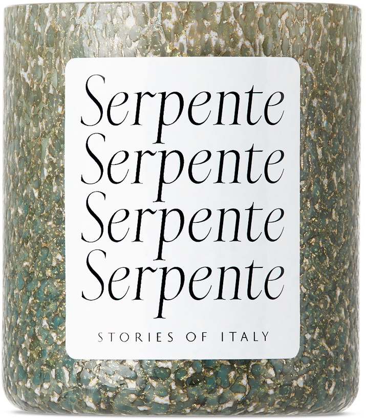 Photo: Stories of Italy Macchia Su Macchia Serpente Candle, 9.1 oz