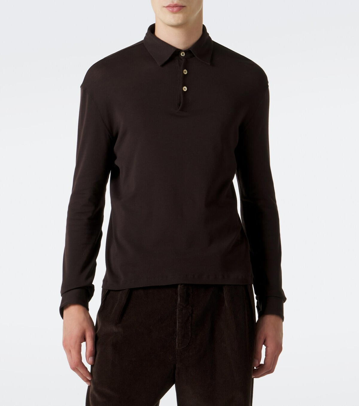 The Row Reyes cotton jersey polo shirt