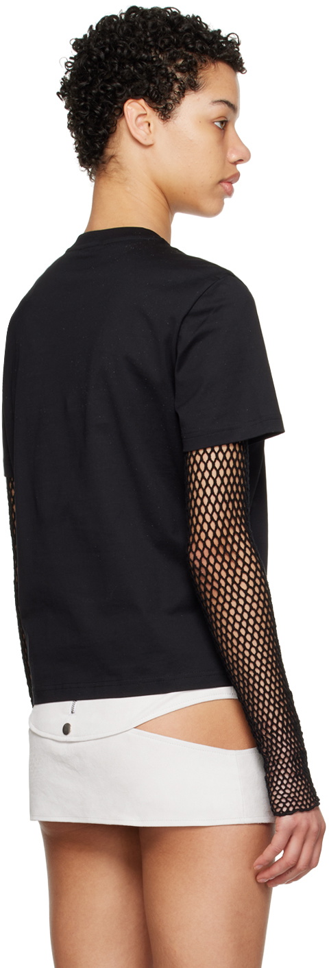 Mowalola Black Holding Cross T-Shirt