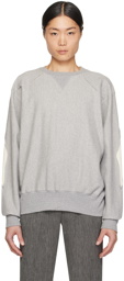 The Letters Gray Cutout Sweatshirt