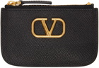 Valentino Garavani Black VLogo Card Holder