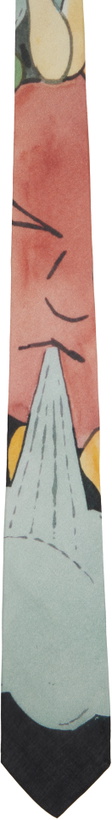 Photo: OUR LEGACY Multicolor Printed Tie