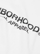 Neighborhood - Logo-Print Cotton-Jersey T-Shirt - White