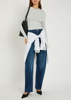 Mother The Full-pipe Skimp Barrel-leg Jeans Blue