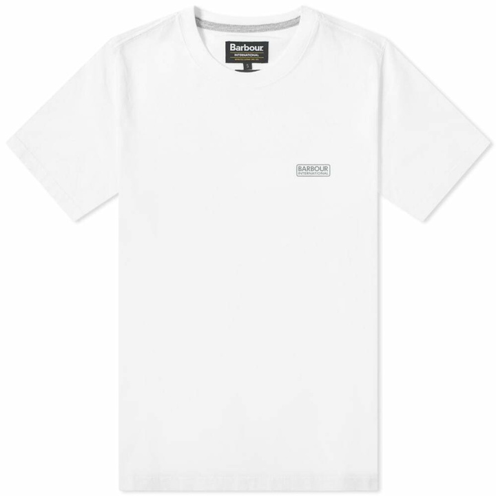 Photo: Barbour Men's International Logo T-Shirt in White