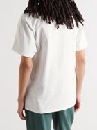 Museum Of Peace & Quiet - L'Horizon Logo-Print Cotton-Jersey T-Shirt - White