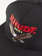 Rhude - Logo-Embroidered Cotton-Blend Twill Trucker Cap
