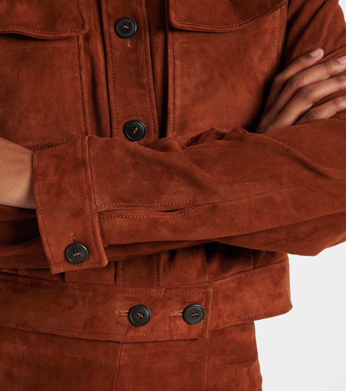 Stouls Leoncino cropped leather jacket