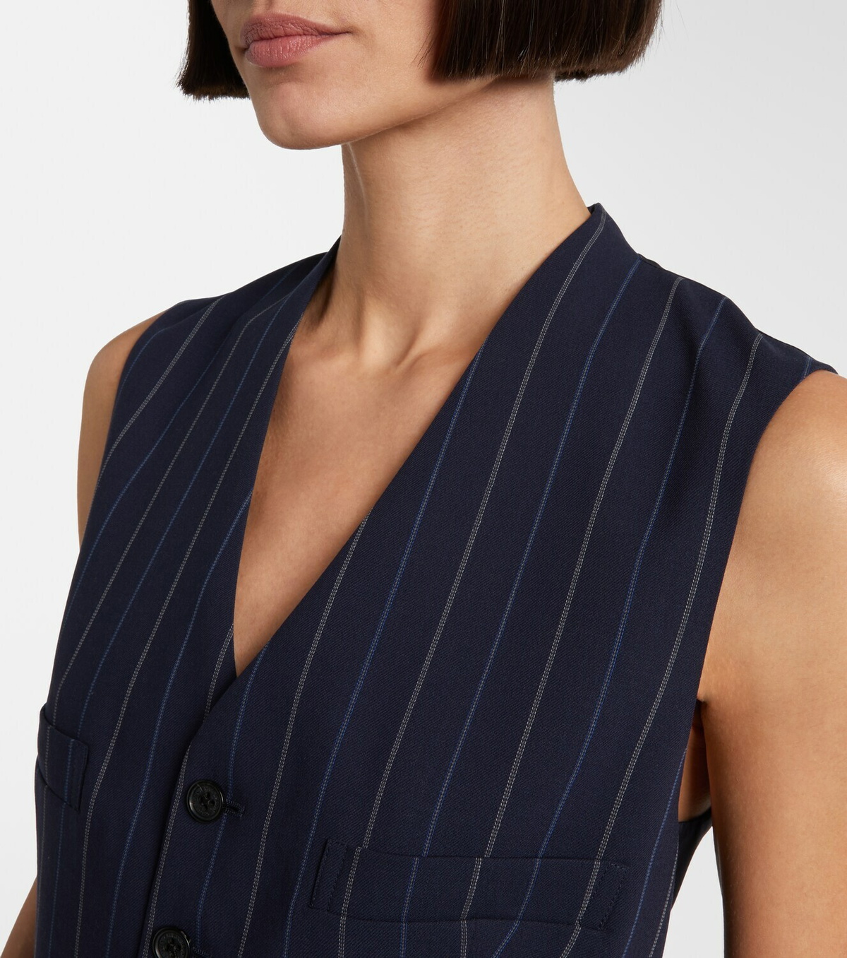 Ralph Lauren Collection Striped wool vest