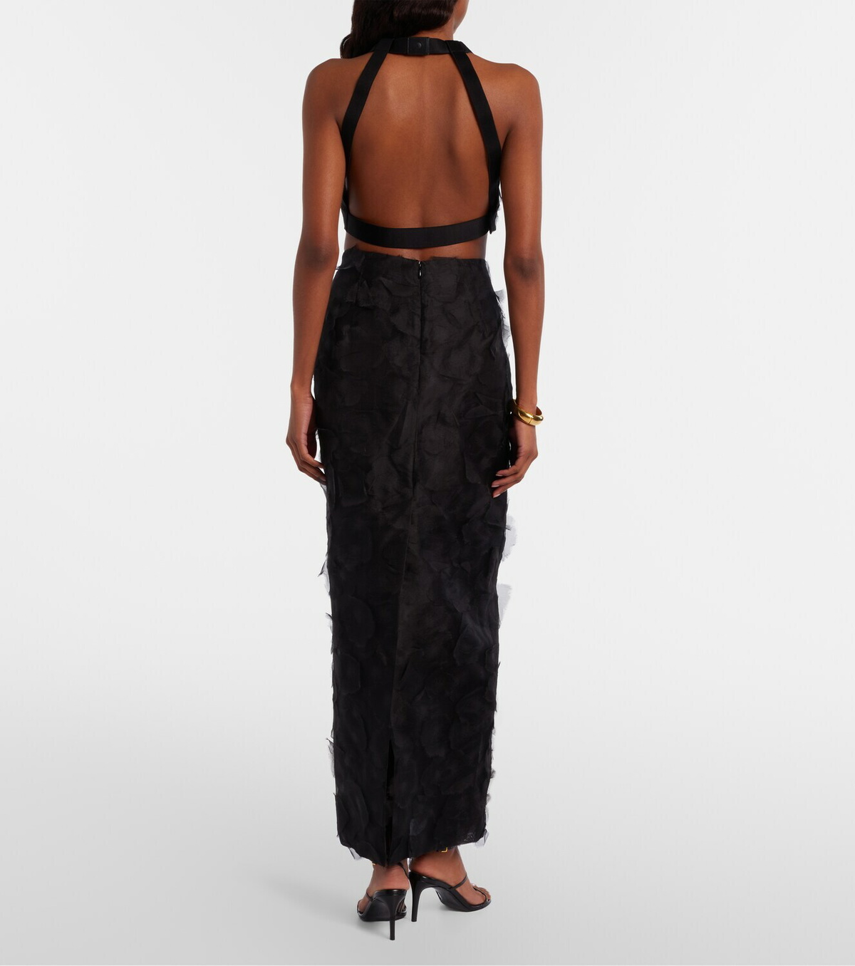 Max Mara Adepto silk maxi skirt