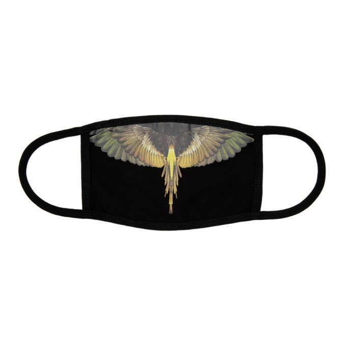 Photo: Marcelo Burlon County of Milan Black and Brown Wings Mask