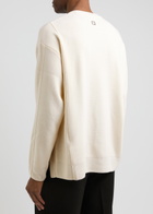 Wooyoungmi Side-split Wool Jumper Ivory