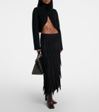 Alaïa 90 leather knee-high boots
