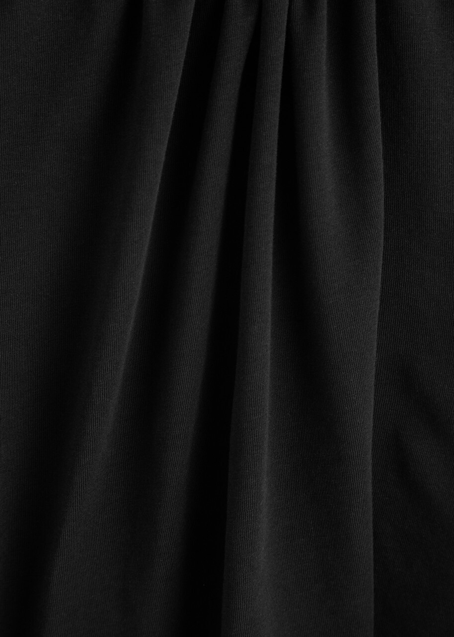 Paige Matcha Cotton T-shirt Black