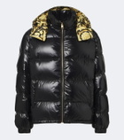 Versace Barocco hooded down jacket