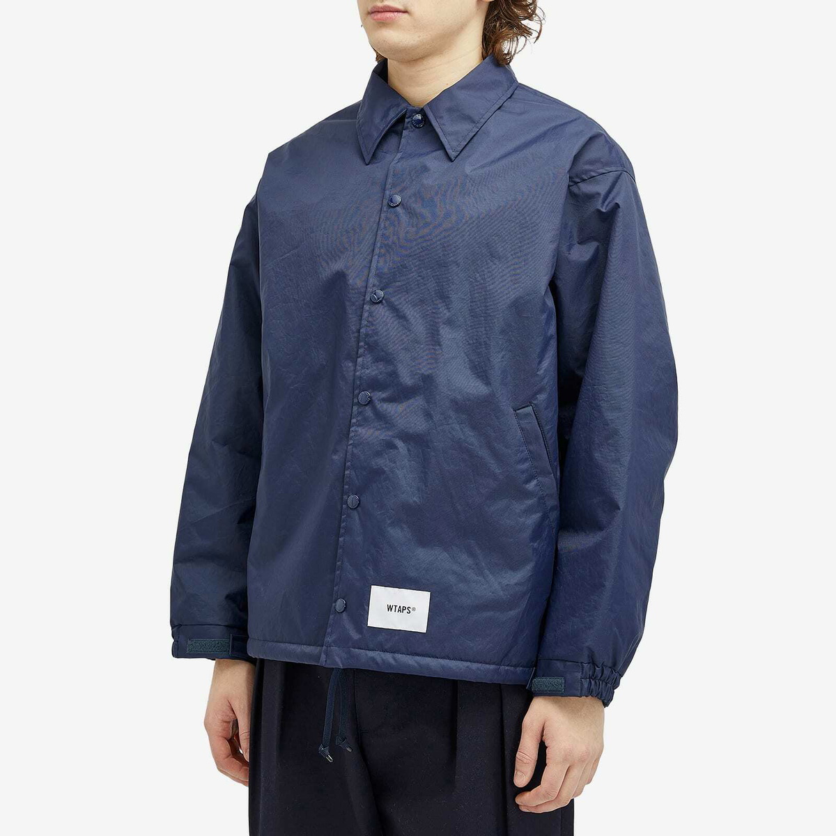 WTAPS Men's 07 Boa Lined Coach Jacket in Navy WTAPS