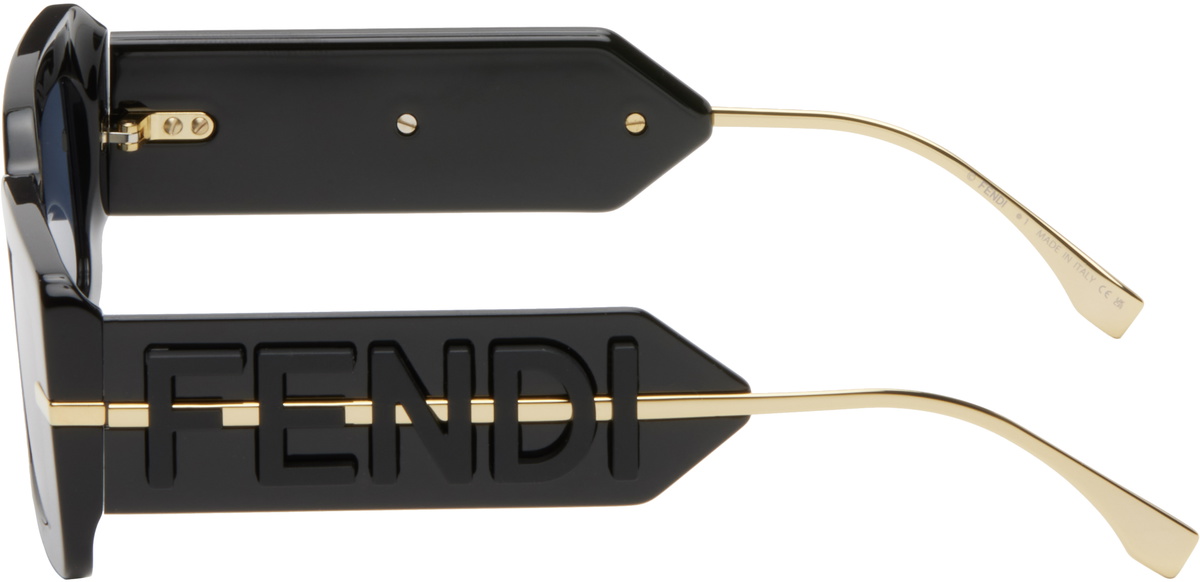 Fendigraphy Sunglasses Shiny Blue - Fendi main image 0