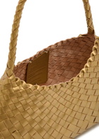 Dragon Diffusion Rosanna Woven Leather Shoulder bag - Gold - One Size