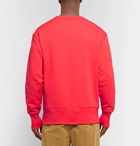 Acne Studios - Fayze Logo-Print Loopback Cotton-Jersey Sweatshirt - Men - Red