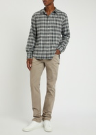 7 For All Mankind The Straight Jeans Beige