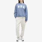 Adanola Women's Oversized Sweatshirt in Vintage Blue/Powder Blue