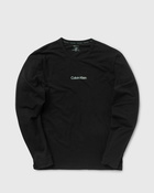 Calvin Klein Underwear Modern Structure Lounge Crew Neck Tee Black - Mens - Longsleeves