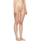 Le Petit Trou Beige Sabrina Micro Star Briefs