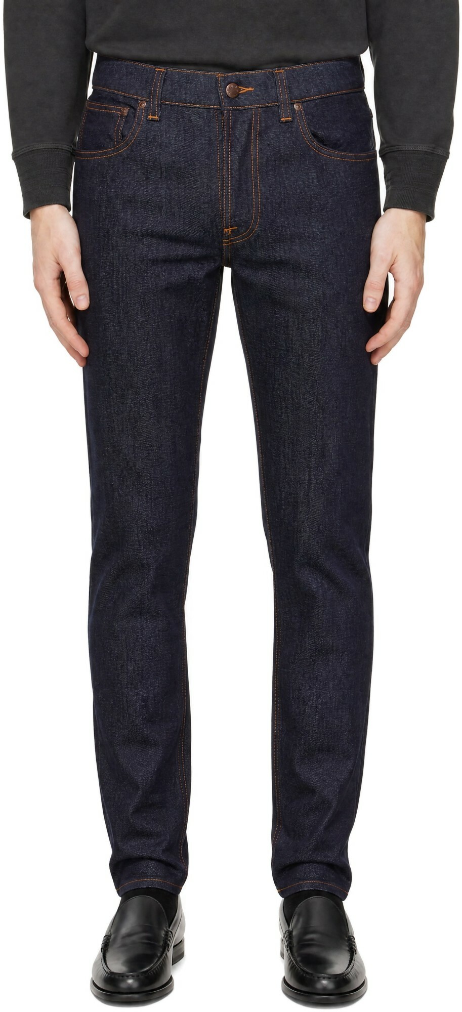 Nudie Jeans Navy Lean Dean Jeans