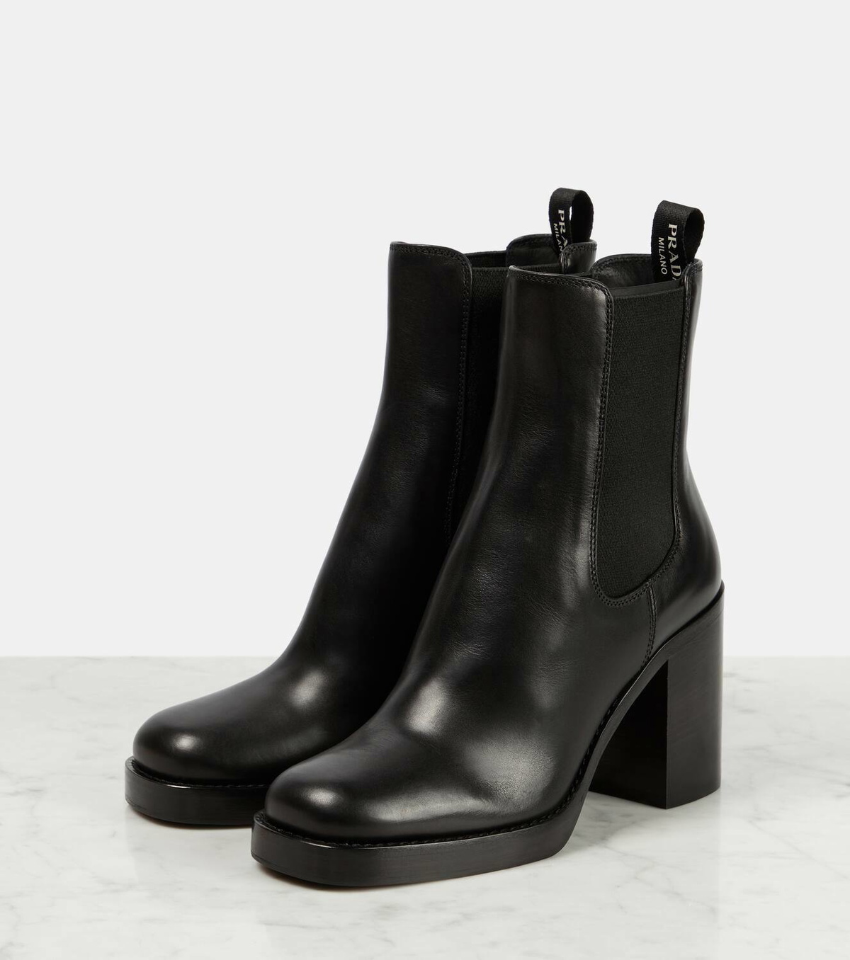 Prada Leather ankle boots