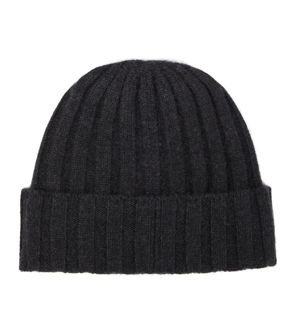 Joseph Gray Ribbed Cashmere Beanie Joseph