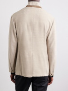 Canali - Wool Blazer - Neutrals