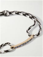 Luis Morais - Gold, Sapphire and Cord Bracelet