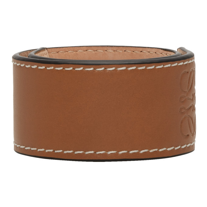 LOEWE ロエベ Jewe Small Slap Bracelet Tan Loewe - Small Slap Bracelet | HBX - Globally Curated Fashion