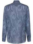 ETRO Paisley Print Lyocell & Silk Shirt