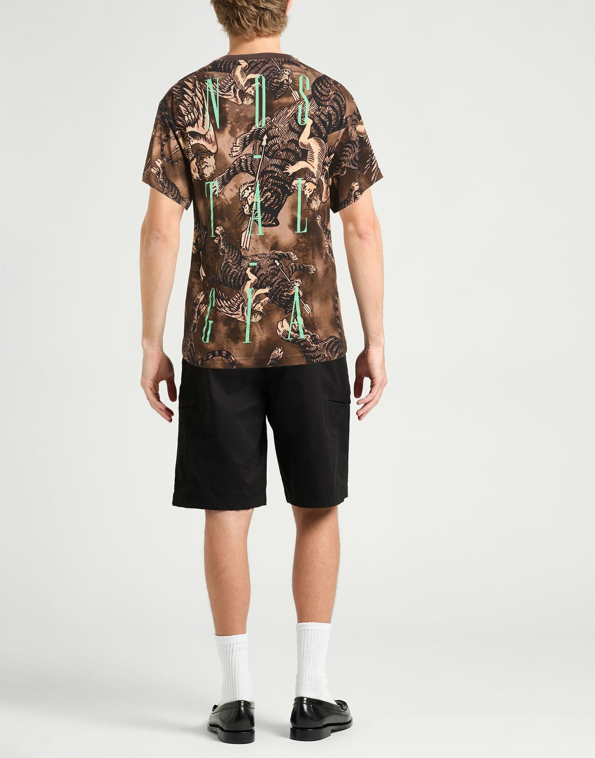 Just Cavalli Mens T-shirt in Brown