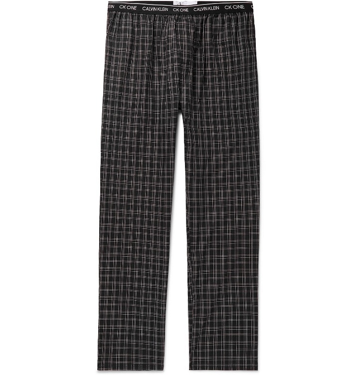 Photo: Calvin Klein Underwear - Checked Cotton Pyjama Trousers - Black