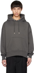 AMI Paris Gray Ami de Coeur Hoodie