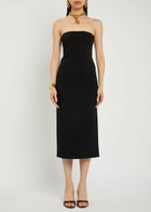 Anine Bing Rosa Stretch-knit Midi Dress Black