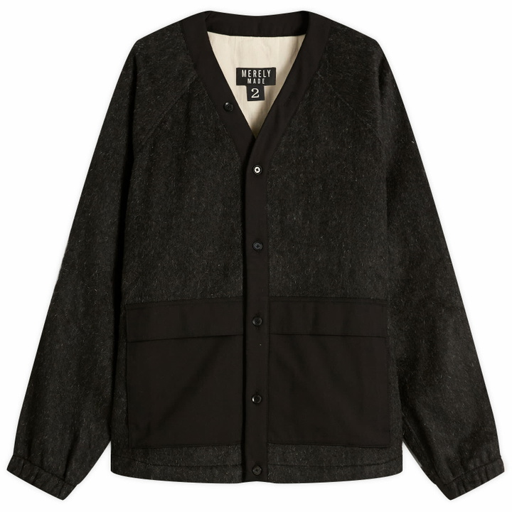 Photo: Merely Made Men's Berkut Cardigan in Black