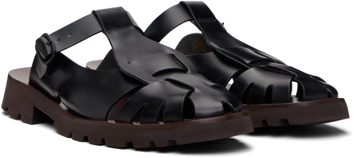 HEREU Black Canya Sport Sandals