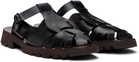 HEREU Black Canya Sport Sandals